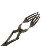 Satisfying Old Mechanical Tin Forked Tongs
