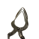 Satisfying Old Mechanical Tin Forked Tongs