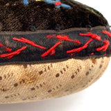 Sweet Antique Potato Shaped Cheerfully Embroidered Pin Cushion
