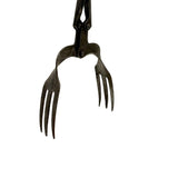 Satisfying Old Mechanical Tin Forked Tongs