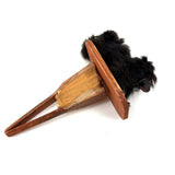 Wild Antique Mechanical Action Real Fur Dog Toy on Bellows
