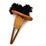 Wild Antique Mechanical Action Real Fur Dog Toy on Bellows