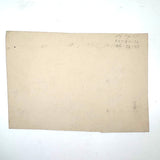 Esther Pressoir, Lyrical Ink Drawing of Reclining Figure, Legs Crossed, Sigeed and Mounted to Card, 1930s