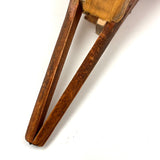 Wild Antique Mechanical Action Real Fur Dog Toy on Bellows