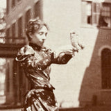 "Dr. Lealaug + Lost Owl," Rockford College (Female Seminary), Cabinet Card, 1893