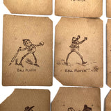 Rare c. 1880s Palmer Cox Brownies Matching Game Cards (Partial Set)