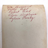 Waterline, Antique Photograph of Five Swimmers