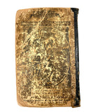 Herz Des Menschen (The Heart of Man), Heavily Worn 1848 Pennsylvania German Devotional with Amazing Engravings and Many Mends
