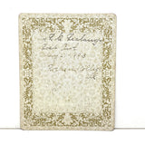"Dr. Lealaug + Lost Owl," Rockford College (Female Seminary), Cabinet Card, 1893