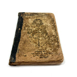 Herz Des Menschen (The Heart of Man), Heavily Worn 1848 Pennsylvania German Devotional with Amazing Engravings and Many Mends