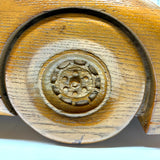 Crazy Giant Vintage Wooden Hand-carved Car
