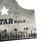 Scarce and Excellent Looking Antique STAR Printer's Make-Up Rule