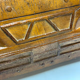 Crazy Giant Vintage Wooden Hand-carved Car