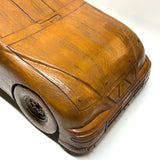 Crazy Giant Vintage Wooden Hand-carved Car