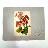 Daffodils, Watercolor on Cut Paper, c. 1940