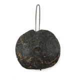 Gorgeous Antique Painted Tin Clock with Compass Star, Flowers, Fruit (for Display)