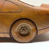 Crazy Giant Vintage Wooden Hand-carved Car