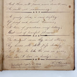 Mary Ann Perham's Beautiful 1826+ Friendship Album, Chelmsford, MA
