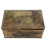 As Found - Old Pickwick Inn CT Chocolate Tin Filled with Fishing Line Winders and Bobber