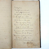 Mary Ann Perham's Beautiful 1826+ Friendship Album, Chelmsford, MA