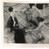 Geometry in Motion, Dancing on Gymnasium Floor, Vintage Snapshot