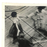 Geometry in Motion, Dancing on Gymnasium Floor, Vintage Snapshot
