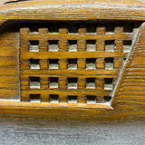 Crazy Giant Vintage Wooden Hand-carved Car