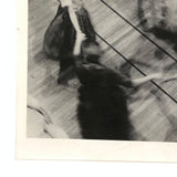 Geometry in Motion, Dancing on Gymnasium Floor, Vintage Snapshot