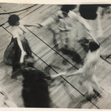 Geometry in Motion, Dancing on Gymnasium Floor, Vintage Snapshot