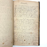 Mary Ann Perham's Beautiful 1826+ Friendship Album, Chelmsford, MA