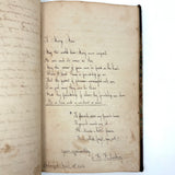 Mary Ann Perham's Beautiful 1826+ Friendship Album, Chelmsford, MA