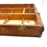 Old Painter's Box Bottom Half With Wonderful Grid of Found Color