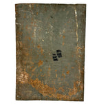 Jesus the Good Shepherd, Antique Retablo Painting on Tin with Charming Lambs