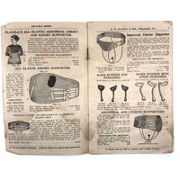Late 19th C. G.W. Flavell & Bro. Philadelphia Catalogue of Braces, Pessaries, Elastic Stockings and Much More