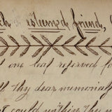 Mary Ann Perham's Beautiful 1826+ Friendship Album, Chelmsford, MA