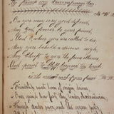 Mary Ann Perham's Beautiful 1826+ Friendship Album, Chelmsford, MA