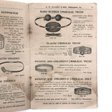Late 19th C. G.W. Flavell & Bro. Philadelphia Catalogue of Braces, Pessaries, Elastic Stockings and Much More