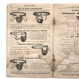 Late 19th C. G.W. Flavell & Bro. Philadelphia Catalogue of Braces, Pessaries, Elastic Stockings and Much More