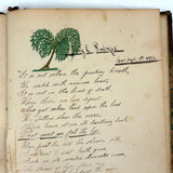 Mary Ann Perham's Beautiful 1826+ Friendship Album, Chelmsford, MA