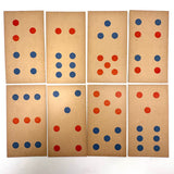 Scarce Early 20th Century Milton Bradley Parish Number Tablets Set