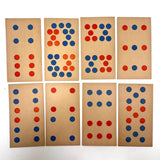 Scarce Early 20th Century Milton Bradley Parish Number Tablets Set