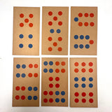 Scarce Early 20th Century Milton Bradley Parish Number Tablets Set