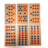 Scarce Early 20th Century Milton Bradley Parish Number Tablets Set