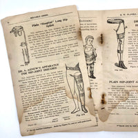 Late 19th C. G.W. Flavell & Bro. Philadelphia Catalogue of Braces, Pessaries, Elastic Stockings and Much More