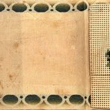 SWEET HOME, Mid 1800s Punch Paper Embroidery on Lovely Silk Ribbon