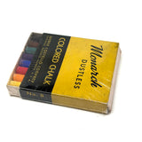 Found Rainbow (Preserved in Shrinkwrap),  Unused C. 1940-50s Monarch Dustless Colored Chalk
