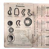 Late 19th C. G.W. Flavell & Bro. Philadelphia Catalogue of Braces, Pessaries, Elastic Stockings and Much More