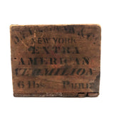 19th C. Stenciled Extra American Vermillion Pigment Crate