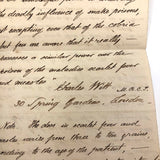 ON HOLD 1810-1849 British Chemist/Medic's Notebook Full of Far Ranging Recipes