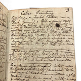 ON HOLD 1810-1849 British Chemist/Medic's Notebook Full of Far Ranging Recipes